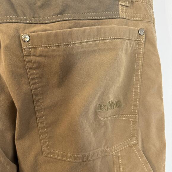Kuhl Radikl Pants Mens 34x32 Tan Classic Fit Outdoors Hiking Stretch - Picture 7 of 12